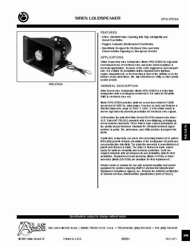 Atlas Sound Speaker HPG-370GA-page_pdf